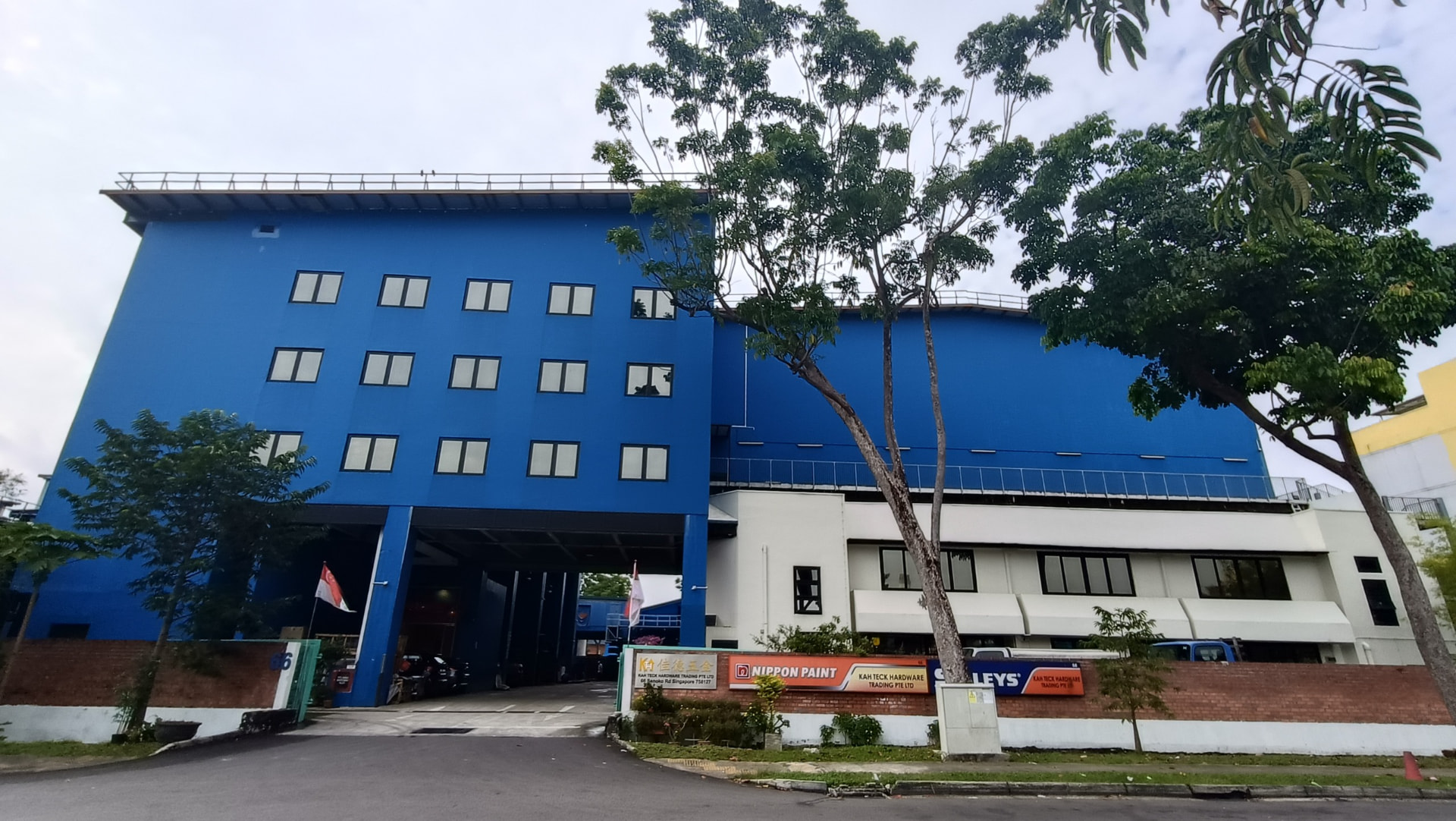 Kah Teck Hardware facility at 66 Senoko Road, Singapore